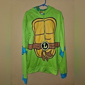 Teenage Mutant Ninja Turtle TMNT Zip-Up Hoodie. Size L/XL